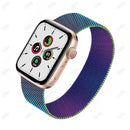 Laço milanês para apple watch band 44mm 45mm 40mm 41mm 46-42mm orgulho pulseira iwatch série 9 8 7 6 se 5 4 10 ultra 2 49mm cinta