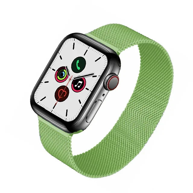 Laço milanês para apple watch band 44mm 45mm 40mm 41mm 46-42mm orgulho pulseira iwatch série 9 8 7 6 se 5 4 10 ultra 2 49mm cinta