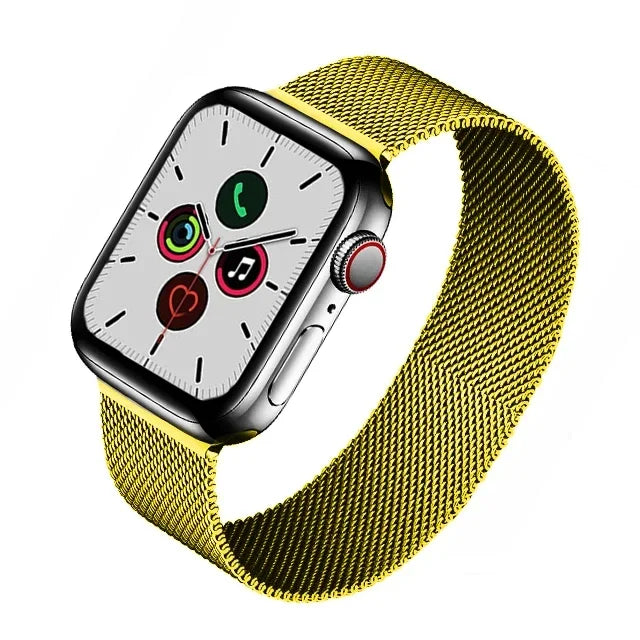 Laço milanês para apple watch band 44mm 45mm 40mm 41mm 46-42mm orgulho pulseira iwatch série 9 8 7 6 se 5 4 10 ultra 2 49mm cinta