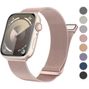 Laço milanês para apple watch band 44mm 45mm 40mm 41mm 46-42mm orgulho pulseira iwatch série 9 8 7 6 se 5 4 10 ultra 2 49mm cinta
