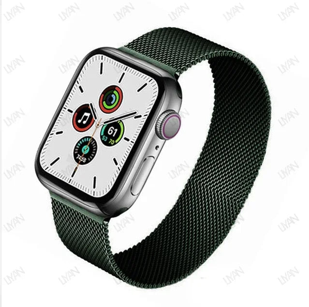 Laço milanês para apple watch band 44mm 45mm 40mm 41mm 46-42mm orgulho pulseira iwatch série 9 8 7 6 se 5 4 10 ultra 2 49mm cinta